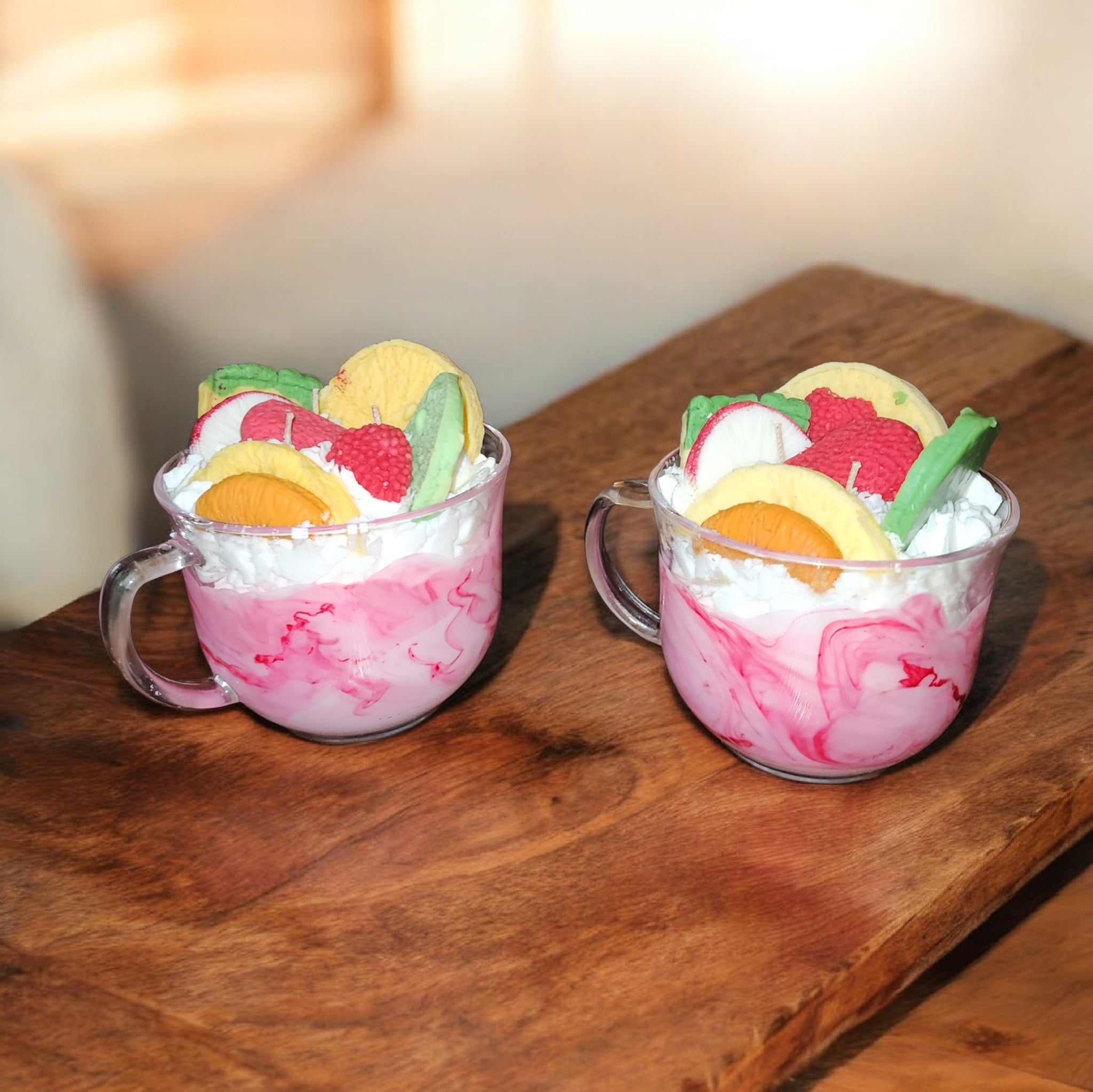 Handcrafted dessert candle by Scents & Gifts
