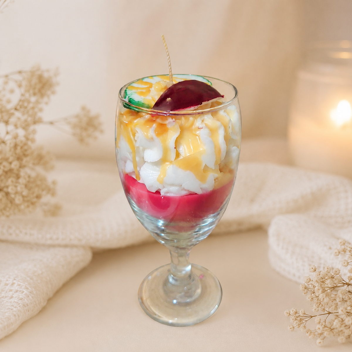 Scents & Gifts Apple Maple Bourbon Apple Drizzle goblet candle
