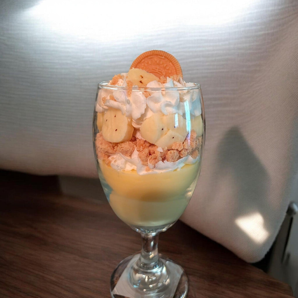 Banana Pudding dessert candle