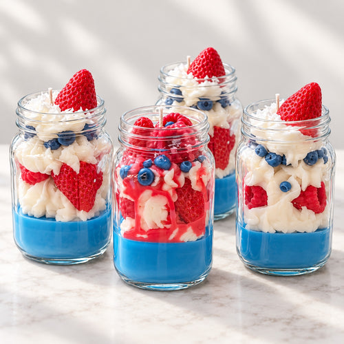 Blue Raspberry Freeze hyper-realistic candle collection by Scents & Gifts