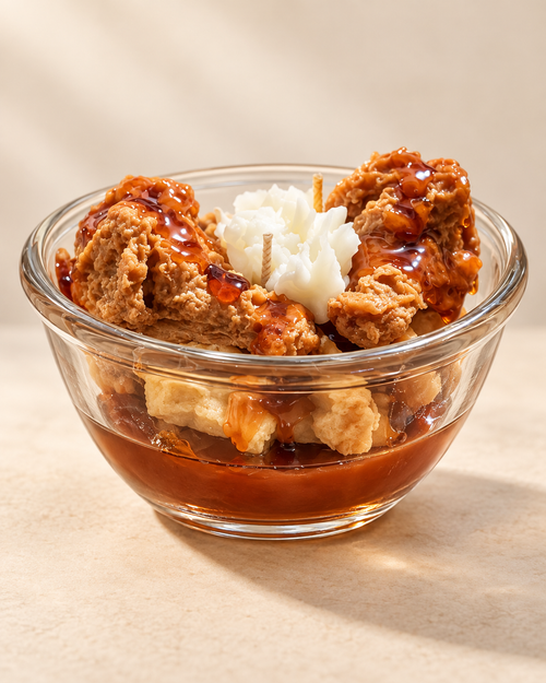 Scents & Gifts Chicken & Waffles hyper-realistic candle hero image