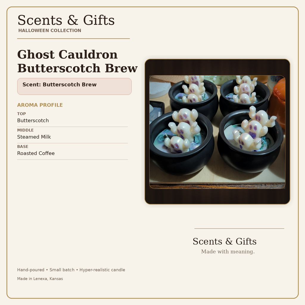 Ghost Cauldron Butterscotch Brew aroma profile