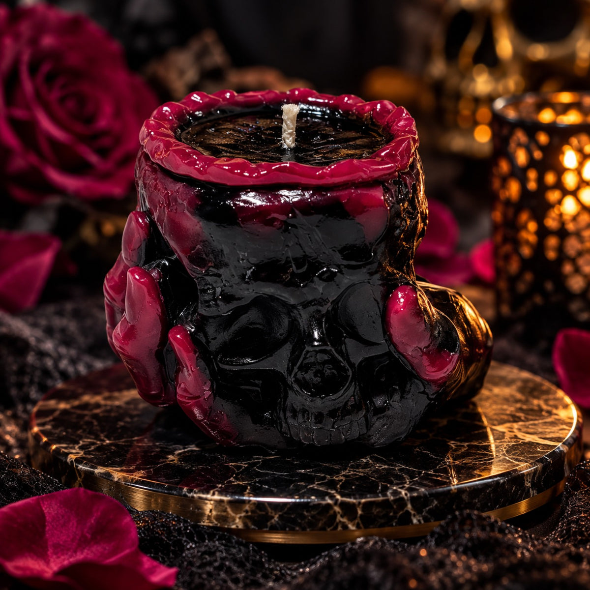 Skull Cauldron Love After Death candle by Scents & Gifts