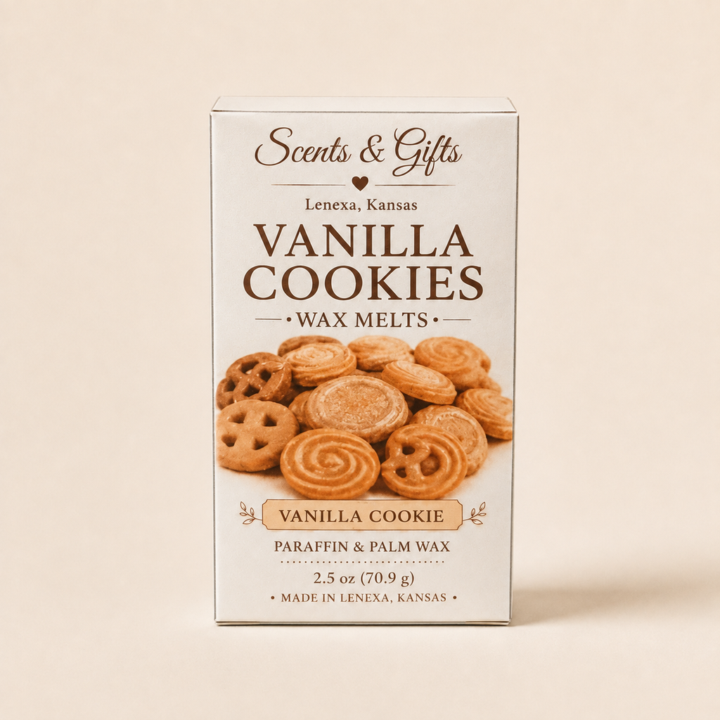 Vanilla Cookies wax melts in White Velvet by Scents & Gifts